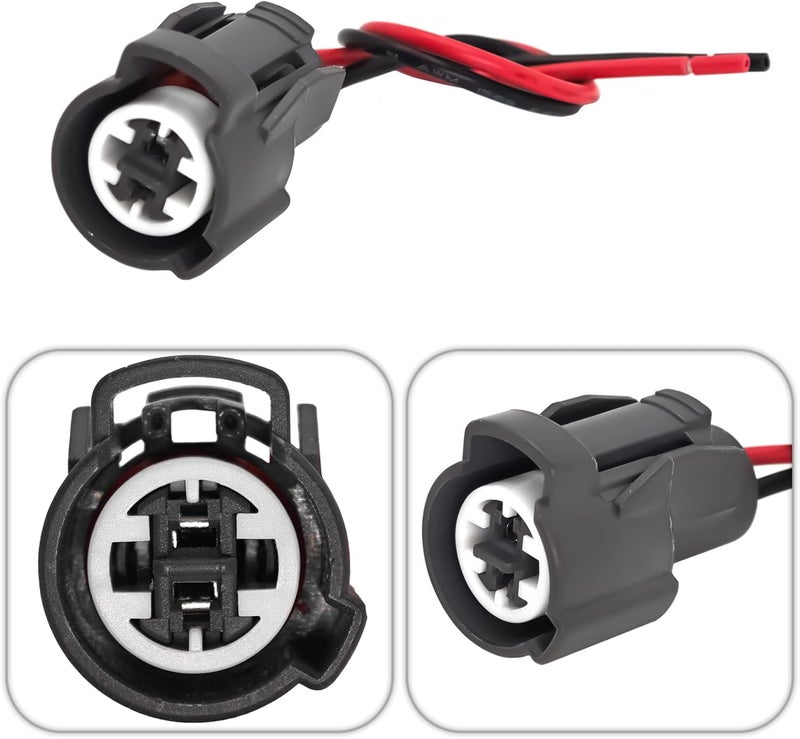 Formiden Radiator Coolant Fan Switch 37760-P00-003 201-1650 with Connector Pigtail Harness, Water Temperature Sensor Switch - Compatible with Honda Accord Civic CR-V Odyssey, Acura CL Integra RSX TL - Image 3